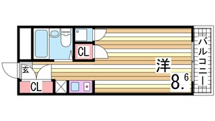 明石駅 バス13分  日向前下車：停歩2分 2階の物件間取画像